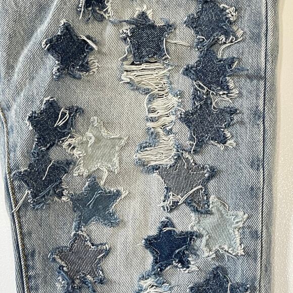 MNML MEN'S Star Design RARE FIND DENIM JEANS Size 29 - Picture 3 of 9